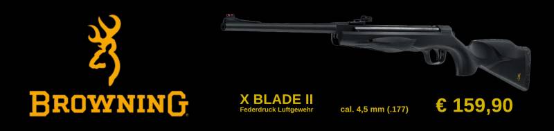 Browning X-Blade II - günstiges Einsteiger Luftgewehr frei ab 18 Jahren!